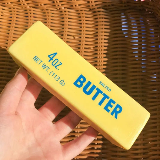 14oz/4oz Soft Squishy Butter Stick Plush Toy – Slow Rebound Squeeze Sensory Toy