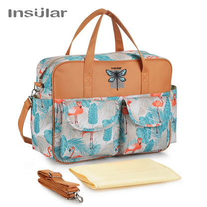 Waterproof Diaper Bag for Baby – Large Capacity Multifunctional Travel and Stroller Bag