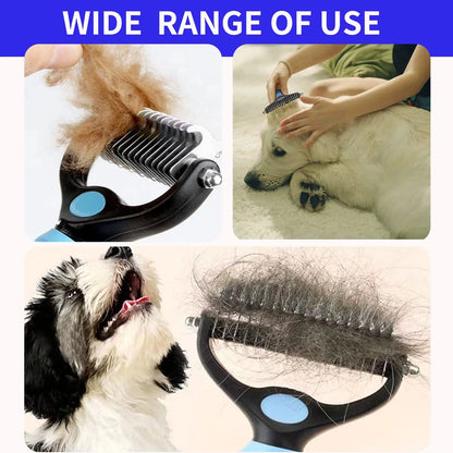 Brosse de toilettage professionnelle pour animaux de compagnie, peigne pour chien, coupe-nœuds, brosses pour chiot et chat, fournitures de toilettage pour chiens et chats.