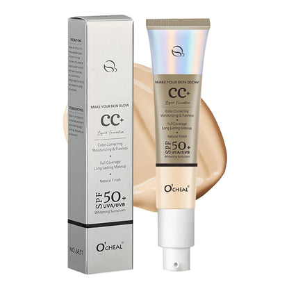 Ocheal 30g CC Cream Foundation SPF50+ – Waterproof & Long-Lasting Coverage