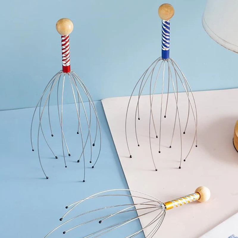 Octopus Head Massager – Stainless Steel Scalp Massager & Head Scratcher