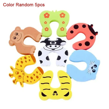 Baby Safety Door Stopper – Anti-Pinch Finger Protector and Child Door Lock 2/5pcs
