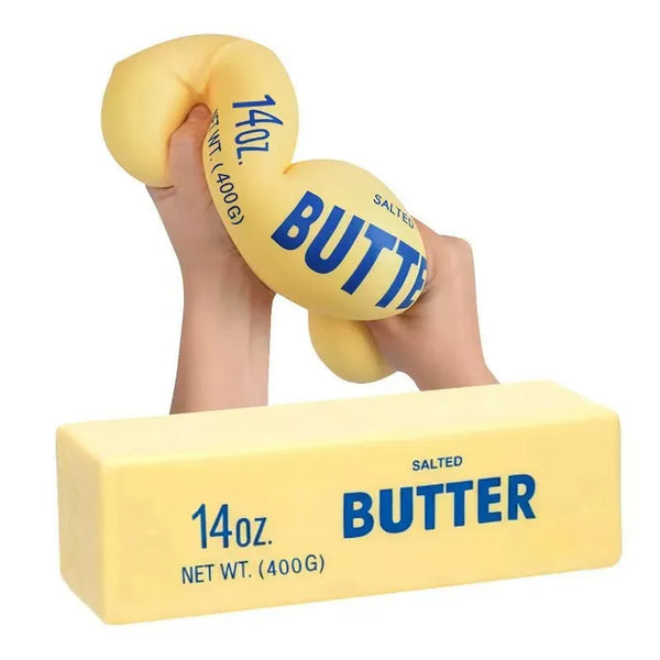 14oz/4oz Soft Squishy Butter Stick Plush Toy – Slow Rebound Squeeze Sensory Toy