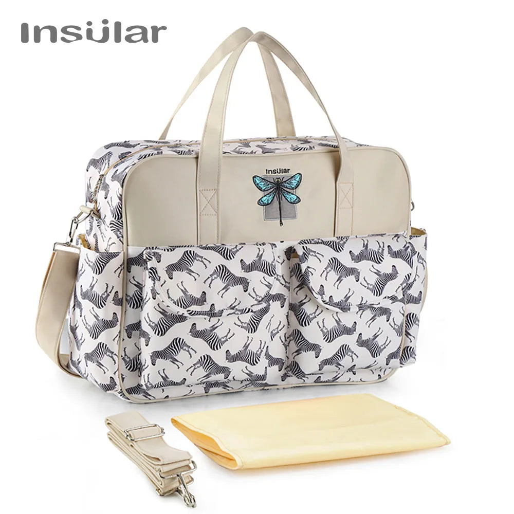Waterproof Diaper Bag for Baby – Large Capacity Multifunctional Travel and Stroller Bag
