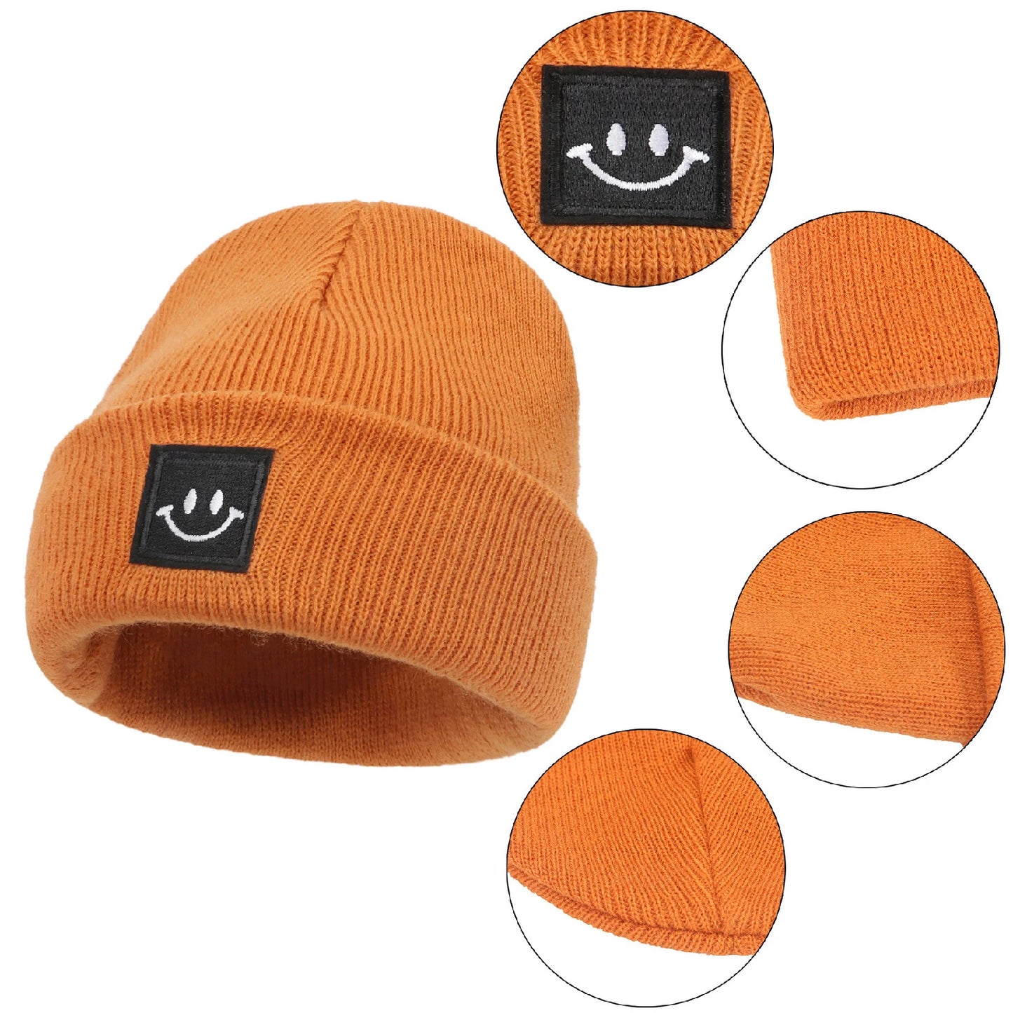 1-6 Year Kids Crochet Beanie Hat – Warm Autumn Winter Cap for Newborns and Toddlers