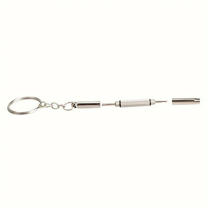 3-in-1 Mini Eyeglass Screwdriver – Keychain Repair Tool for Glasses, Sunglasses & Watches