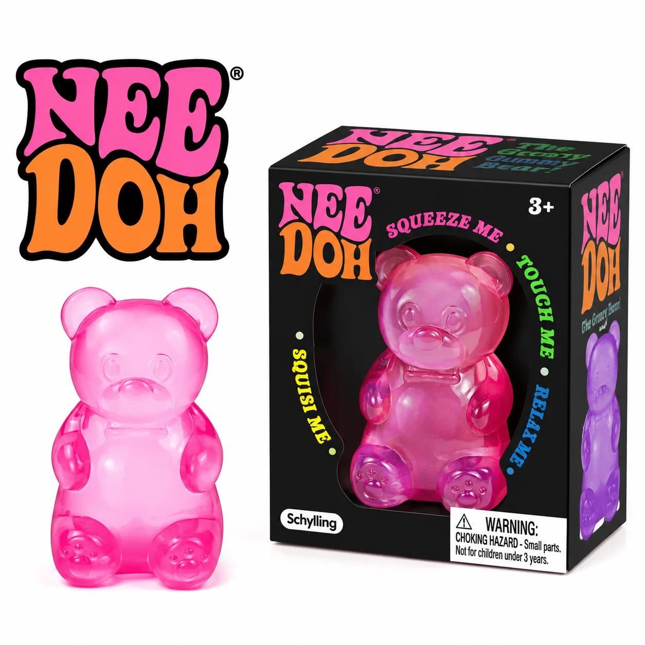 NEEDOH Soft Gummy Bear Fidget Toy – TPR Squishy Sensory Squeeze Toy