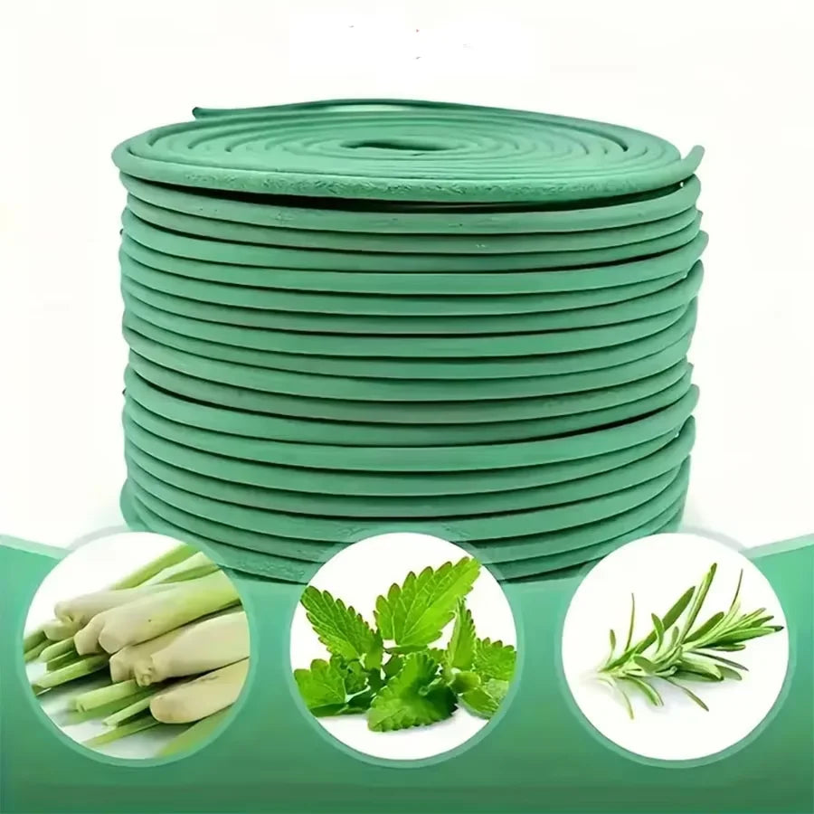 Citronella Incense Coils with Holder – Natural Lemongrass Scent for Outdoor Use (20 or 40 Pack)