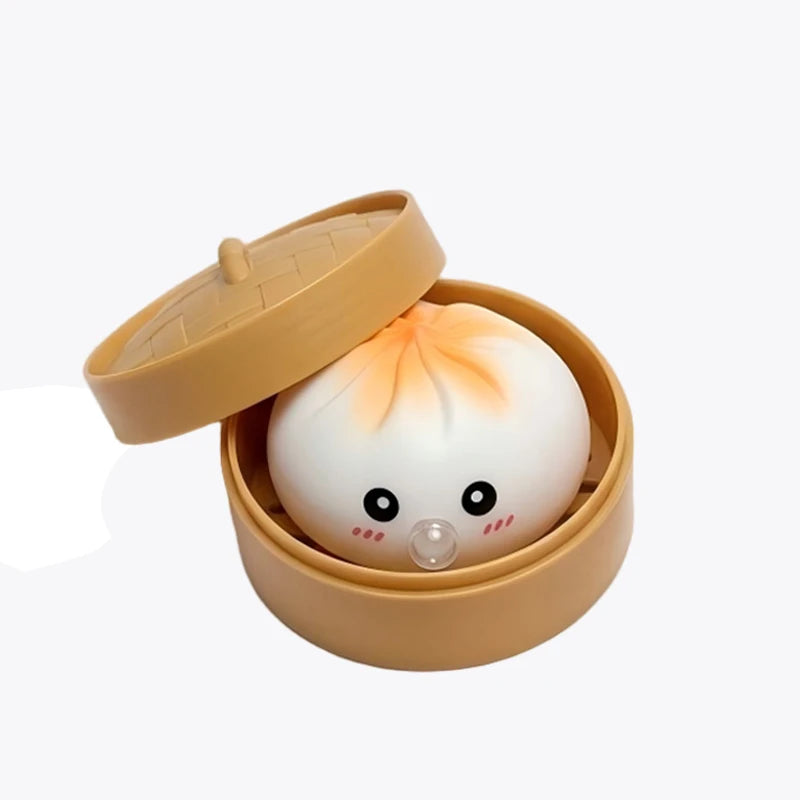 Dumpling Squeeze Bubble-Blowing Toy – Stretchy Squishy Fidget Sensory Toy