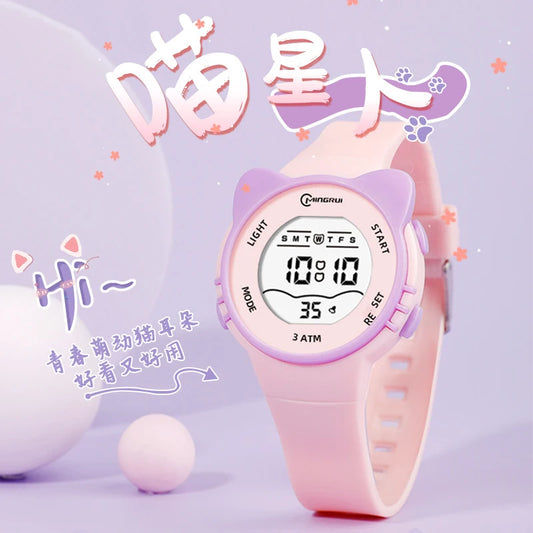 UTHAI C16 Kids Digital Watch – Waterproof Electronic Watch with Alarm for Girls and Boys