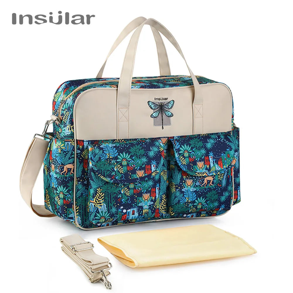 Waterproof Diaper Bag for Baby – Large Capacity Multifunctional Travel and Stroller Bag
