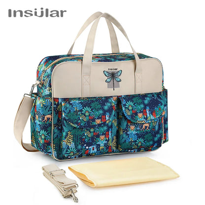 Waterproof Diaper Bag for Baby – Large Capacity Multifunctional Travel and Stroller Bag