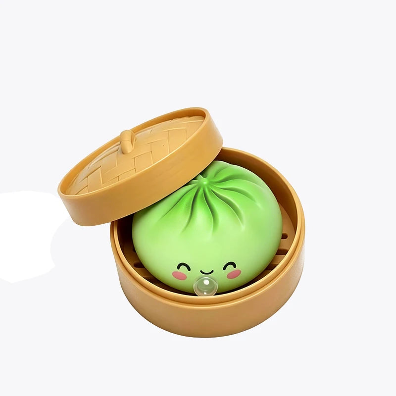 Dumpling Squeeze Bubble-Blowing Toy – Stretchy Squishy Fidget Sensory Toy