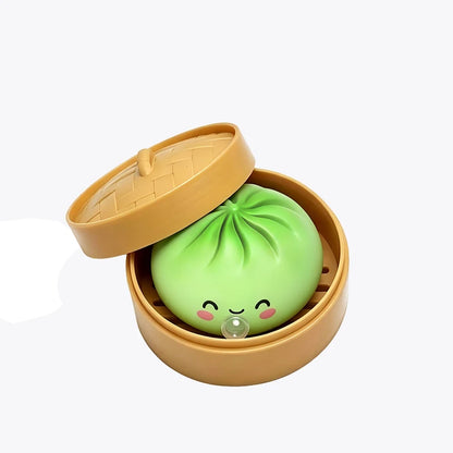 Dumpling Squeeze Bubble-Blowing Toy – Stretchy Squishy Fidget Sensory Toy