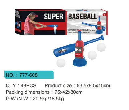 Kids Baseball Pitching Machine Toy Set – Automatic Ball Launcher for Outdoor Play