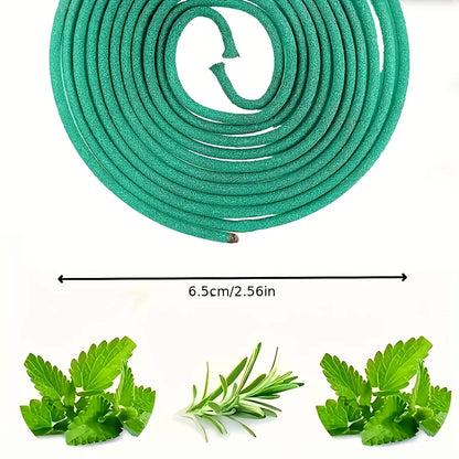 Citronella Incense Coils with Holder – Natural Lemongrass Scent for Outdoor Use (20 or 40 Pack)