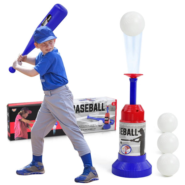 Kids Baseball Pitching Machine Toy Set – Automatic Ball Launcher for Outdoor Play