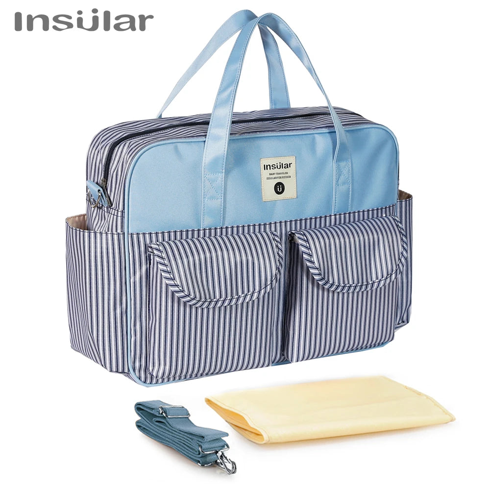 Waterproof Diaper Bag for Baby – Large Capacity Multifunctional Travel and Stroller Bag