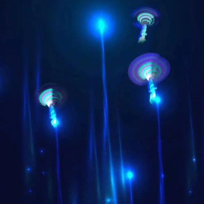 5-Piece LED Flying Copter Toy Set – Light-Up Outdoor Toys for Kids