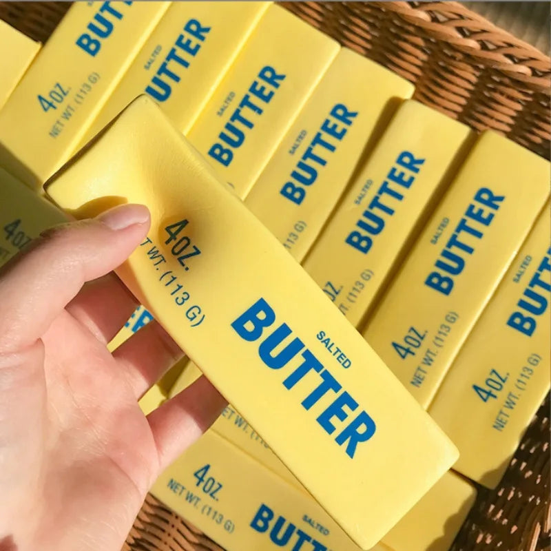 14oz/4oz Soft Squishy Butter Stick Plush Toy – Slow Rebound Squeeze Sensory Toy