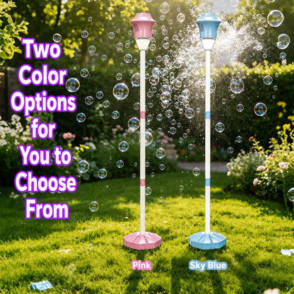Outdoor Bubble Machine with Lights and Music for Kids and Adults