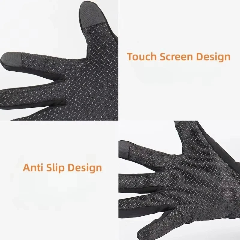 DIZETION Winter Ski Gloves – Thermal Warm Touchscreen Liners