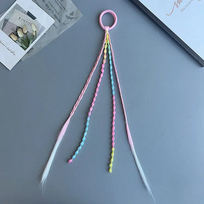 Girls Braided Ponytail Headband – Hair Band Accessory for Kids
