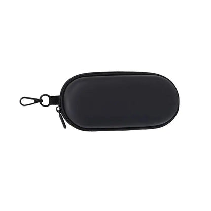 Double Eyeglasses Case – Hard Shell Dual Glasses Storage Case with Zipper and Clip for Eyeglasses & Sunglasses