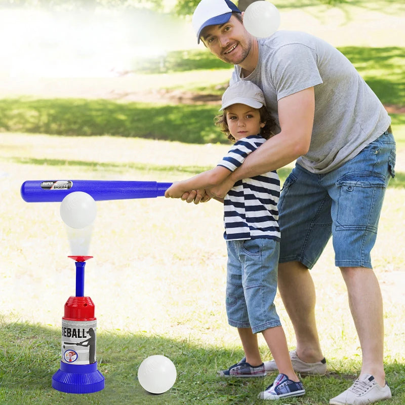 Kids Baseball Pitching Machine Toy Set – Automatic Ball Launcher for Outdoor Play