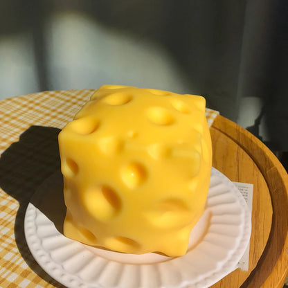 5cm Cheese Squishy Squeeze Toy – Slow Rebound Shapeable Sensory Fidget Toy