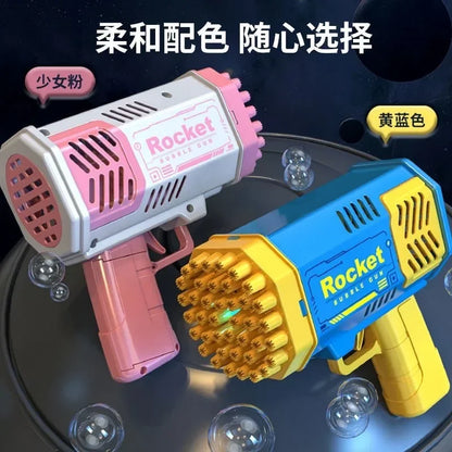 Lightweight Portable Bubble Blower with Detachable Liquid Bottle for Kids