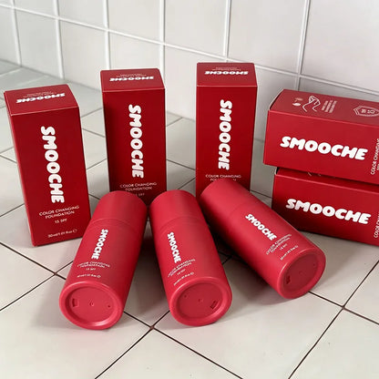 SMOOCHE Adaptive Skin Tone Foundation Lightweight Non Greasy Texture Boosts Skin Radiance Moisturize Waterproof Daily Makeup