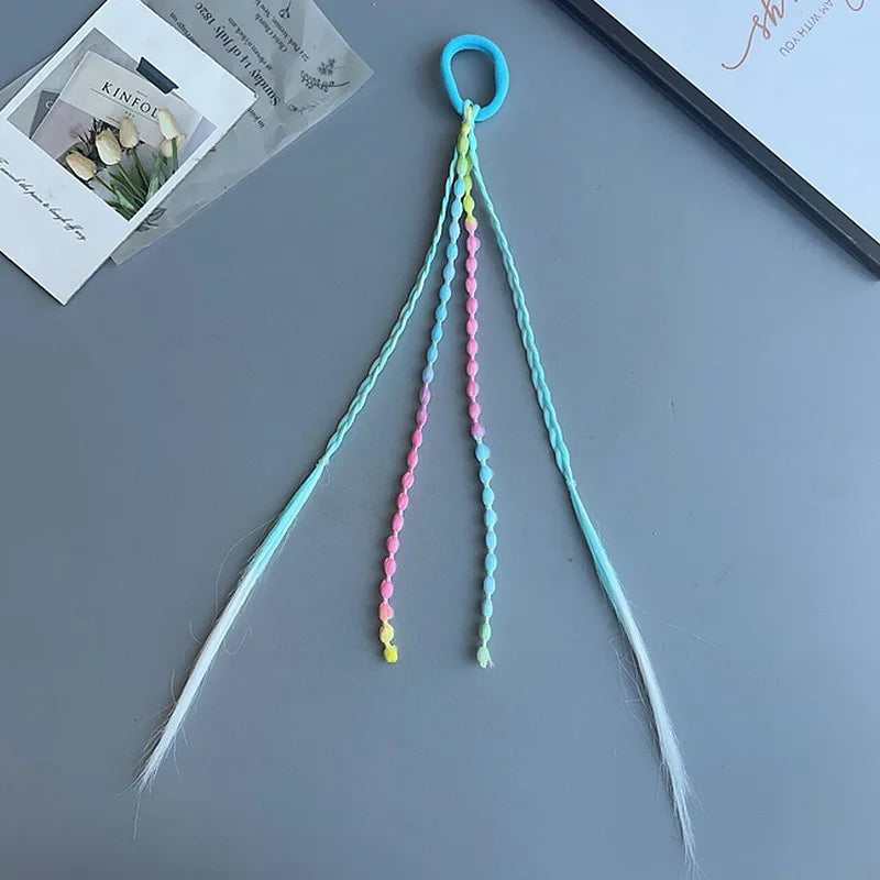 Girls Braided Ponytail Headband – Hair Band Accessory for Kids