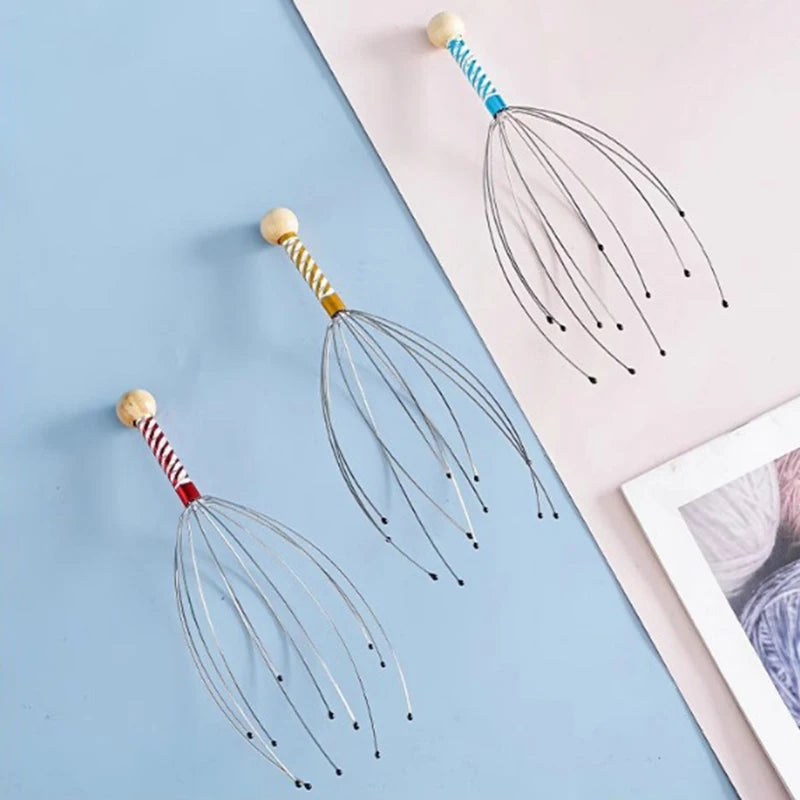 Octopus Head Massager – Stainless Steel Scalp Massager & Head Scratcher