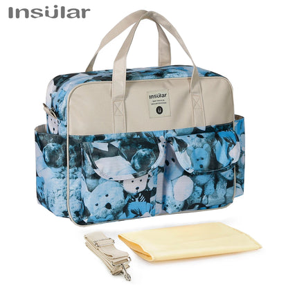 Waterproof Diaper Bag for Baby – Large Capacity Multifunctional Travel and Stroller Bag