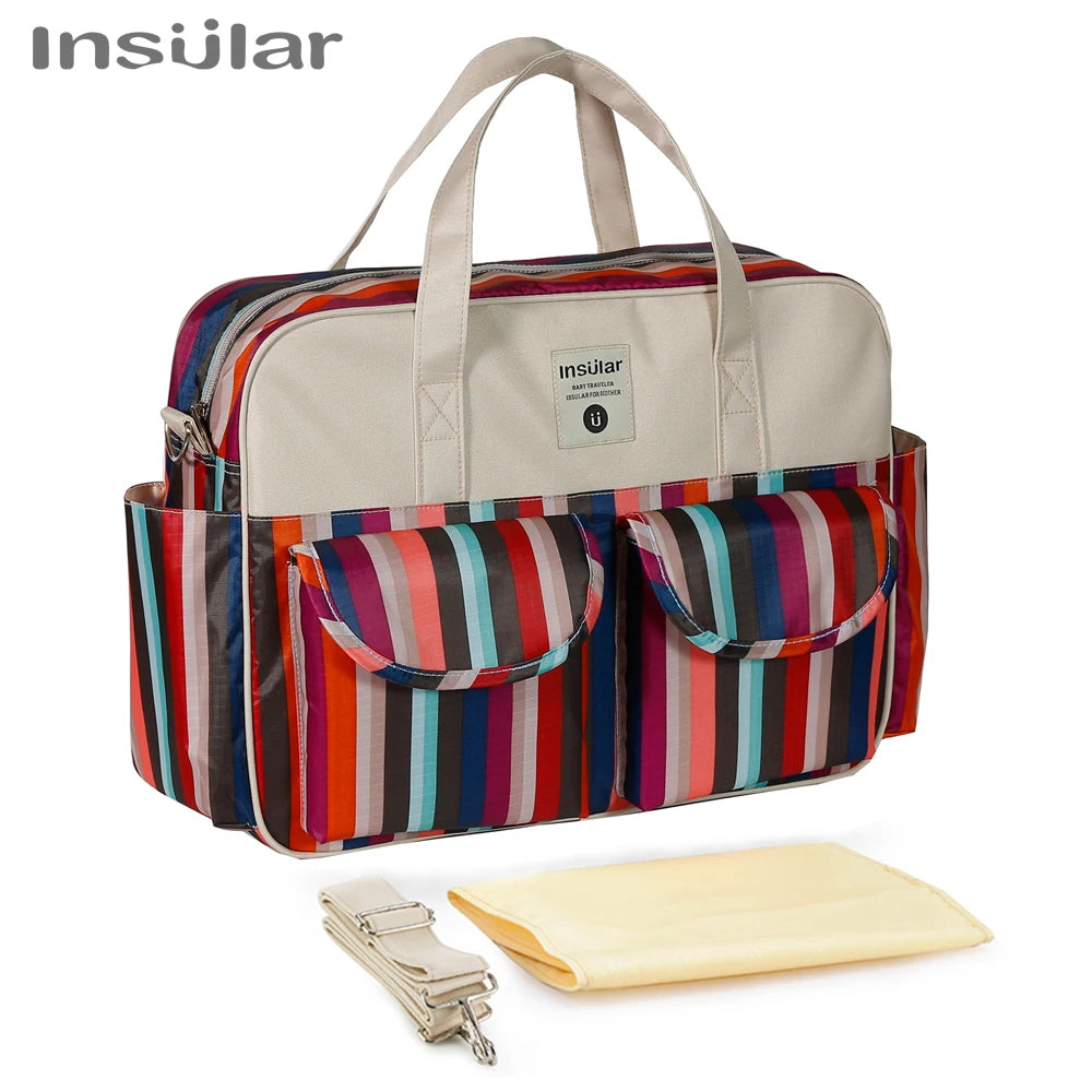 Waterproof Diaper Bag for Baby – Large Capacity Multifunctional Travel and Stroller Bag