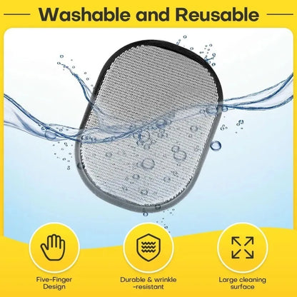 Reusable Pet Hair Removal Gloves – Electrostatic Grooming Gloves for Cats & Dogs