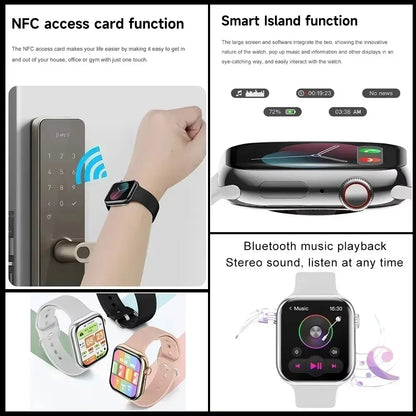 Series 10 GPS Smartwatch – Bluetooth Calling, Music, Video, NFC and Waterproof Design