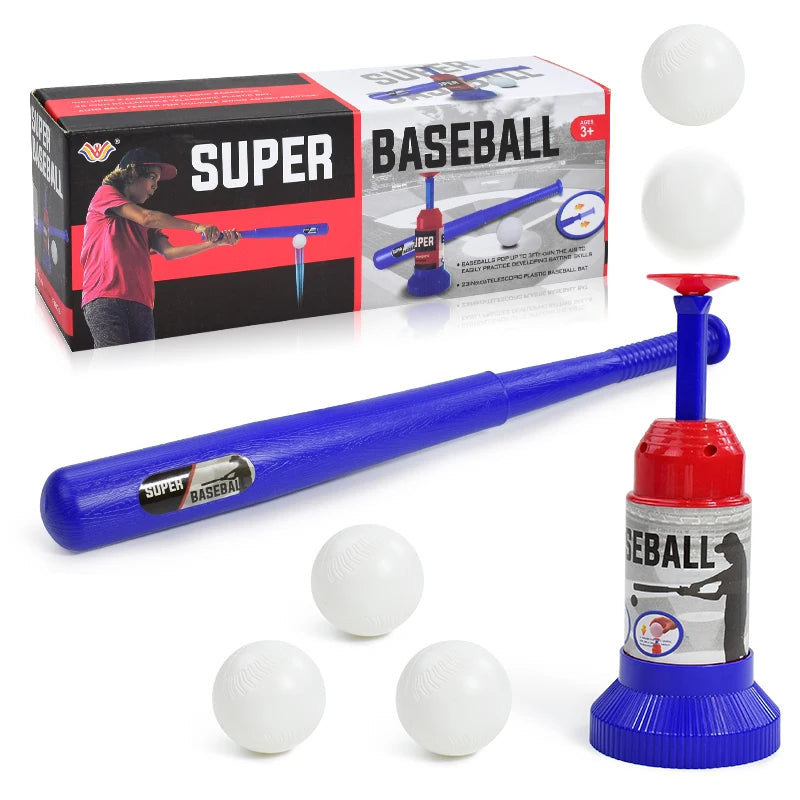 Kids Baseball Pitching Machine Toy Set – Automatic Ball Launcher for Outdoor Play