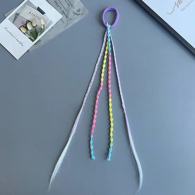 Girls Braided Ponytail Headband – Hair Band Accessory for Kids