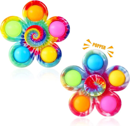 Fidget Spinner Popper Toy – Push Bubble Sensory Hand Spinner for Kids