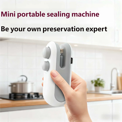 Mini USB Rechargeable Heat Sealer – Handheld Bag Sealer for Plastic Food Storage Bags