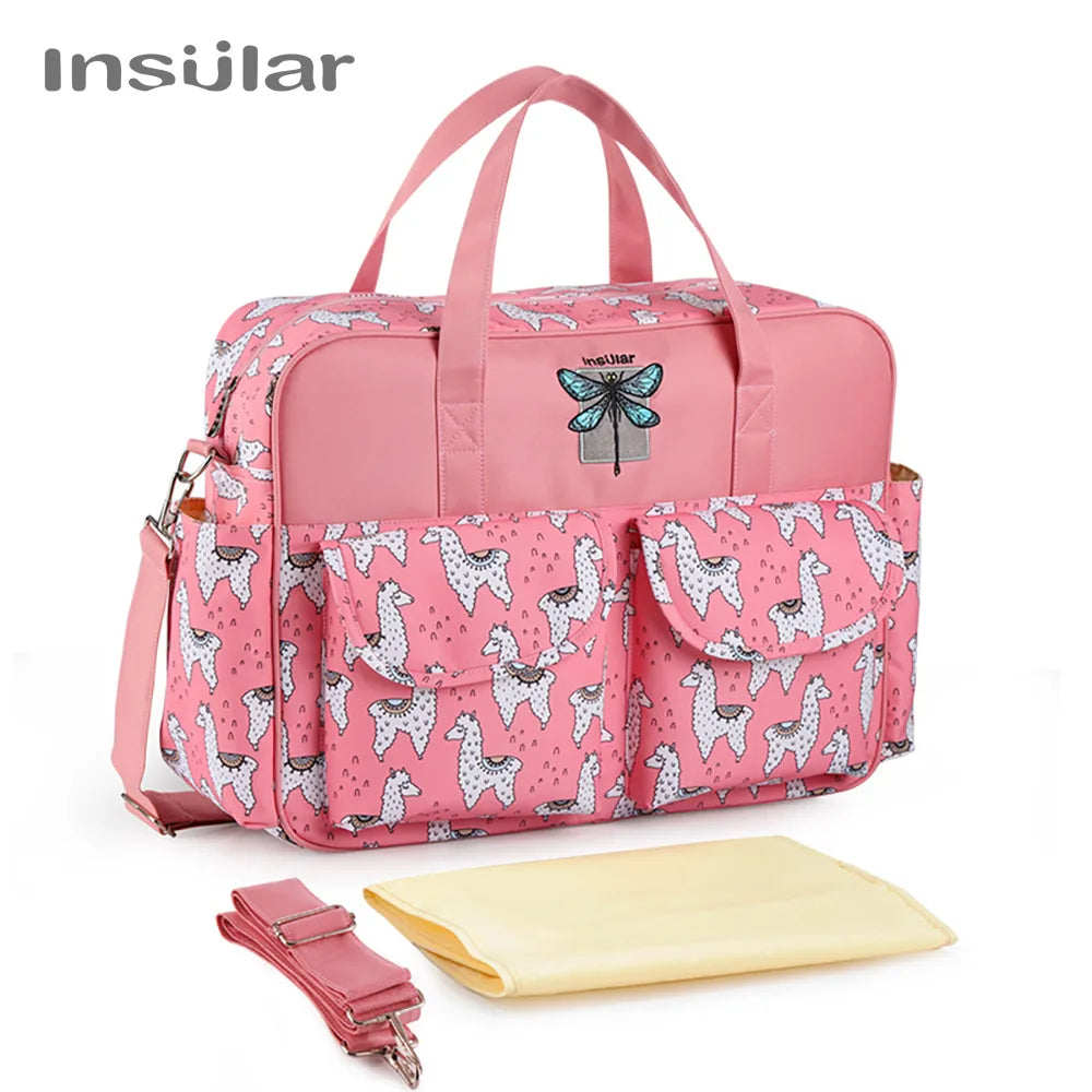 Waterproof Diaper Bag for Baby – Large Capacity Multifunctional Travel and Stroller Bag