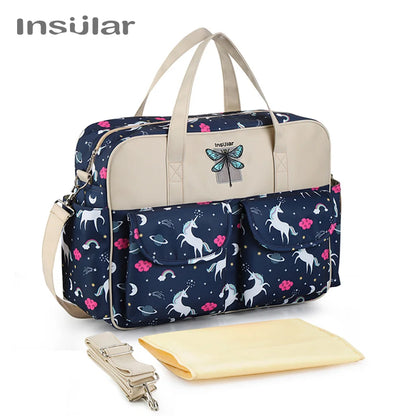 Waterproof Diaper Bag for Baby – Large Capacity Multifunctional Travel and Stroller Bag