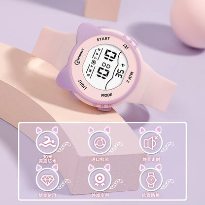 UTHAI C16 Kids Digital Watch – Waterproof Electronic Watch with Alarm for Girls and Boys