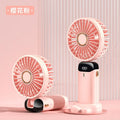 Portable Mini Air Cooler Fan – Rechargeable with Battery Display & Phone Holder