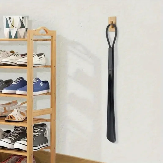 43cm Long Handle Shoe Horn – Flexible Plastic Shoehorn with Comfort Grip