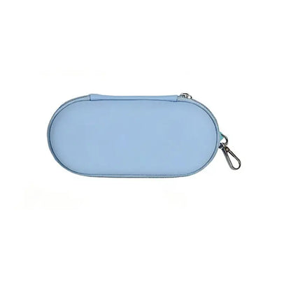 Double Eyeglasses Case – Hard Shell Dual Glasses Storage Case with Zipper and Clip for Eyeglasses & Sunglasses