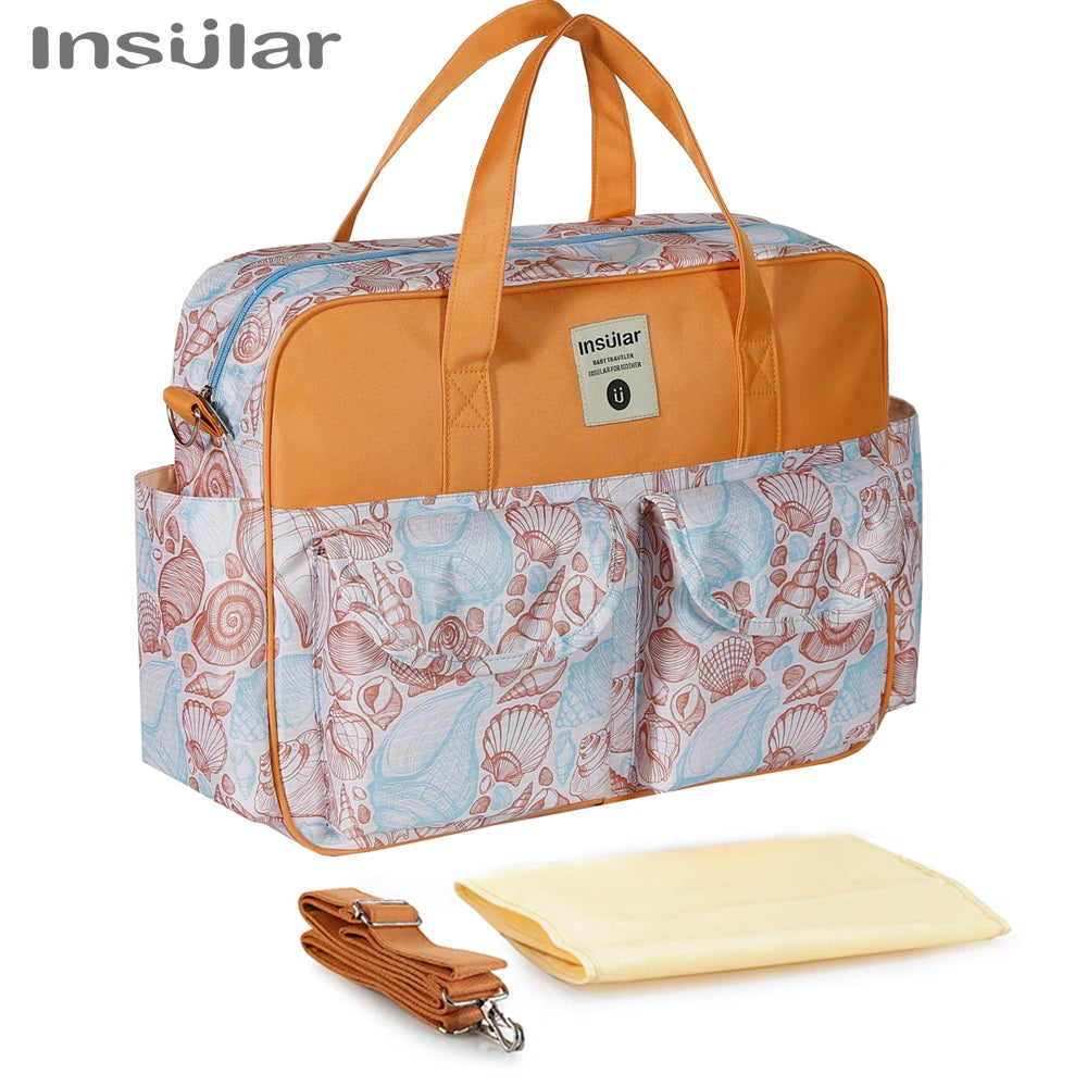 Waterproof Diaper Bag for Baby – Large Capacity Multifunctional Travel and Stroller Bag