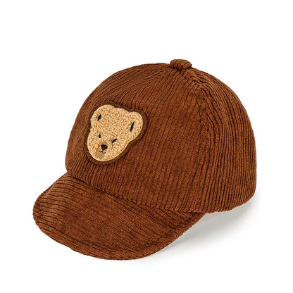 Baby Bear Baseball Cap – Soft Brim Windproof Hat for Boys and Girls